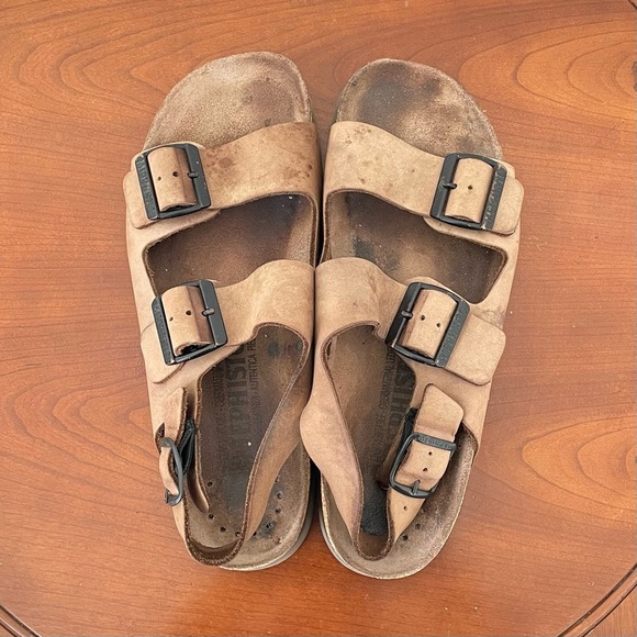 Mephisto Men’s Nardo Dark Brown Leather Strap Sandals | EU 41 - Picture 6 of 7